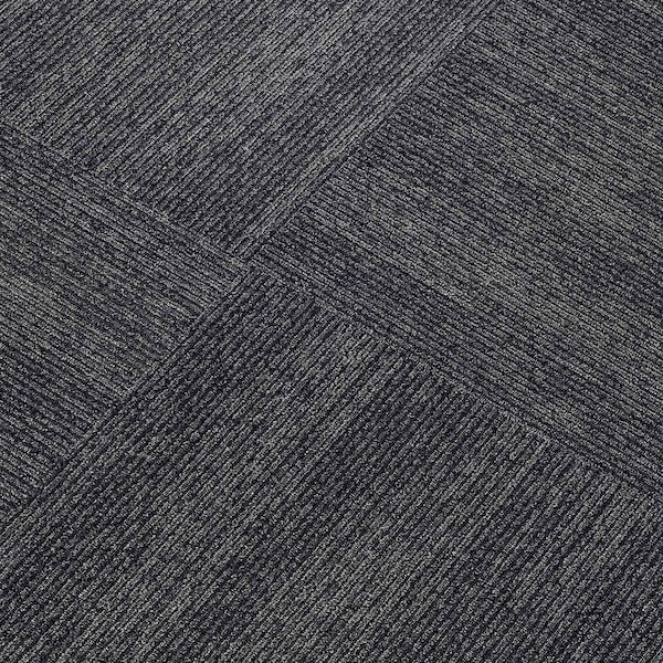 Mohawk Mohawk Elite 24 x 24 Carpet Tile SAMPLE with Colorstrand Nylon Fiber in Ebony - EB310-989