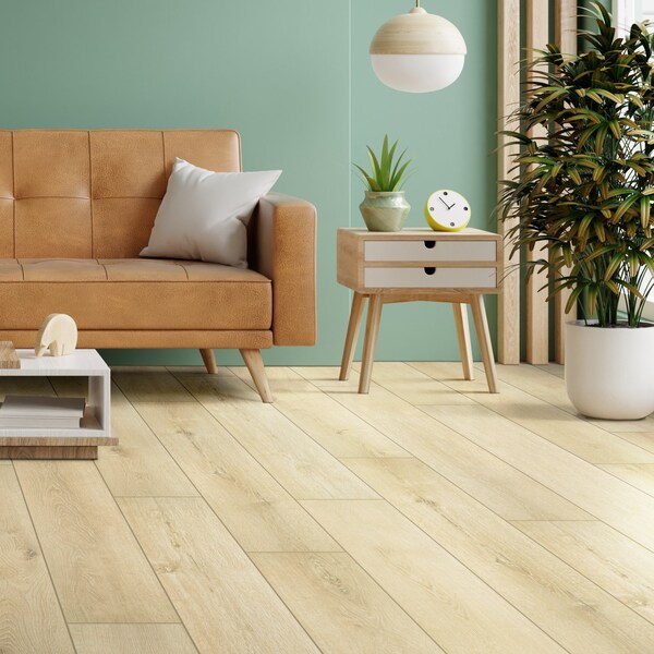 Msi Smithcliffs Lanston Oak 7" x 48" Waterproof Hybrid Rigid Core Flooring - ZOR-LVL-0108P