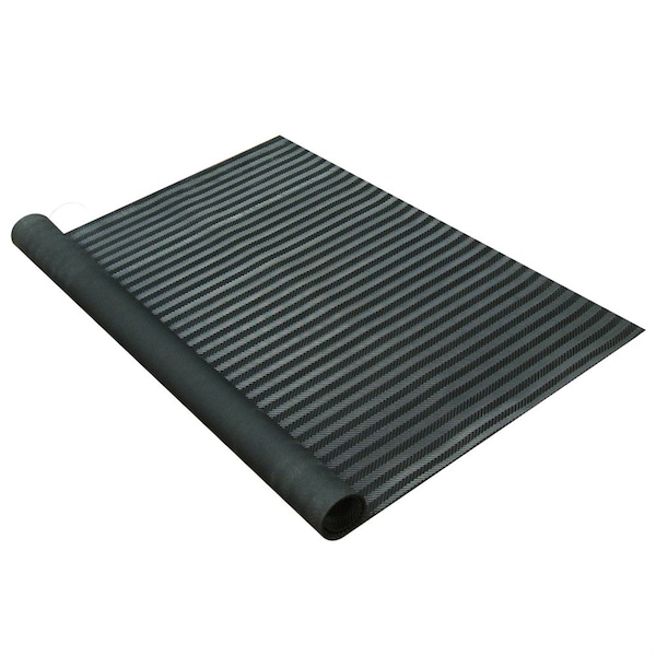 Rubber-Cal Fish-Bone Thermoplastic Flooring - 3.5mm x 36 in x 7ft - 03-R276-36-07