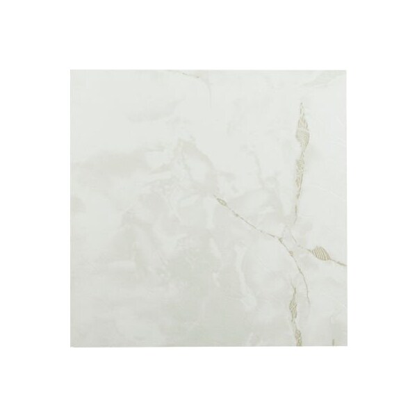Achim Importing Achim Sterling Self Adhesive Vinyl Floor Tile 12in x 12in, Classic White with Grey Veins, 20 Pack - STT1M40220