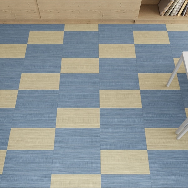 Lucida Surfaces LUCIDA SURFACES, FabCore Harbor Weave 12 in. x 24 in. 3mm 28MIL Glue Down Luxury Vinyl Tiles (36 sq.ft), 18PK - FC-3603