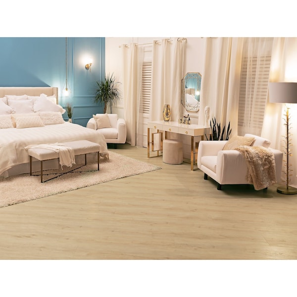 Newage Products Stone Composite 400 sqft 8.85in x 46in LVP Bundle, White Oak - 12449