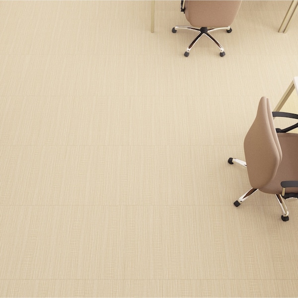 Lucida Surfaces LUCIDA SURFACES, FabCore Harvest Weave 12 in. x 24 in. 3mm 28MIL Glue Down Luxury Vinyl Tiles (36 sq.ft), 18PK - FC-3601