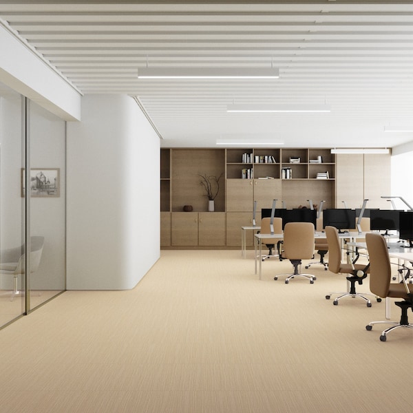 Lucida Surfaces LUCIDA SURFACES, FabCore Harvest Weave 12 in. x 24 in. 3mm 28MIL Glue Down Luxury Vinyl Tiles (36 sq.ft), 18PK - FC-3601