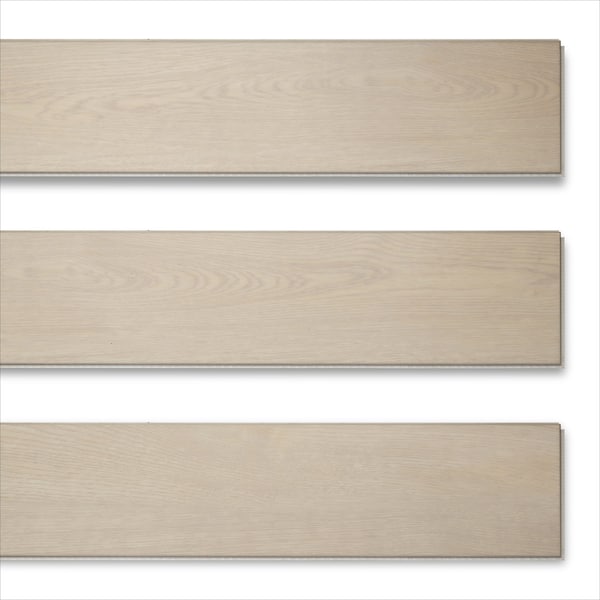 Lucida Surfaces LUCIDA SURFACES, DecoCore White Oak Herringbone 5.1 in. x25.4 in. 7mm 22MIL Interlocking Luxury Vinyl Planks , 16PK - DC-701CPLT