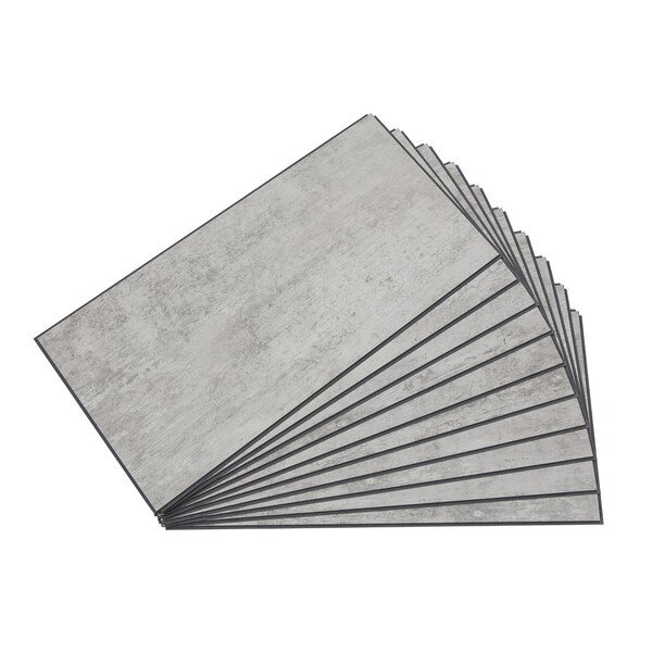 Palisade Vinyl Wall Tile 23.2"L x 11.1"W in Wind Gust  (Carton of 10) - 53506