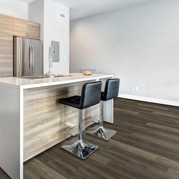 Lucida Surfaces LUCIDA SURFACES, TruCore Bark 7 5/16 in. x48 in. 5.8mm 22MIL Interlocking Luxury Vinyl Planks , 50PK - TC-803PLT