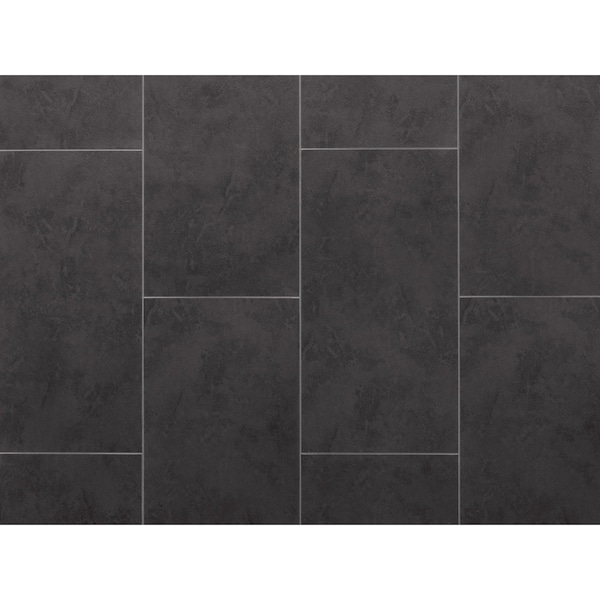 Newage Products Stone Composite Luxury Vinyl Tile, Slate, 7PK - 12000