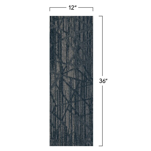 Mohawk Mohawk Advance 12 x 36 Carpet Tile with EnviroStrand PET Fiber in River Walk 72 sq ft per carton - EQ800-559