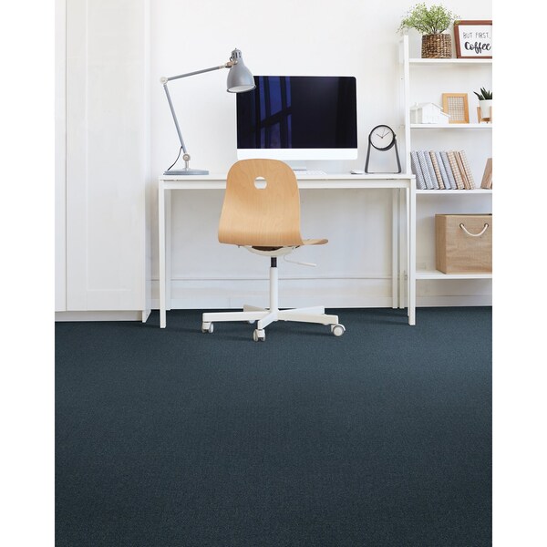 Mohawk Mohawk Advance 24 x 24 Carpet Tile SAMPLE with Colorstrand Nylon Fiber in Deep Space - EB306-589