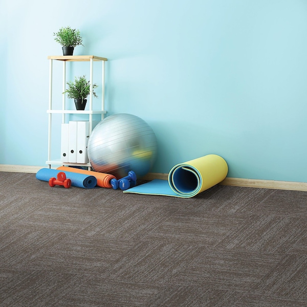 Mohawk Mohawk Elite 24 x 24 Carpet Tile with Colorstrand Nylon Fiber in Oak 96 sq ft per carton - EQ310-948
