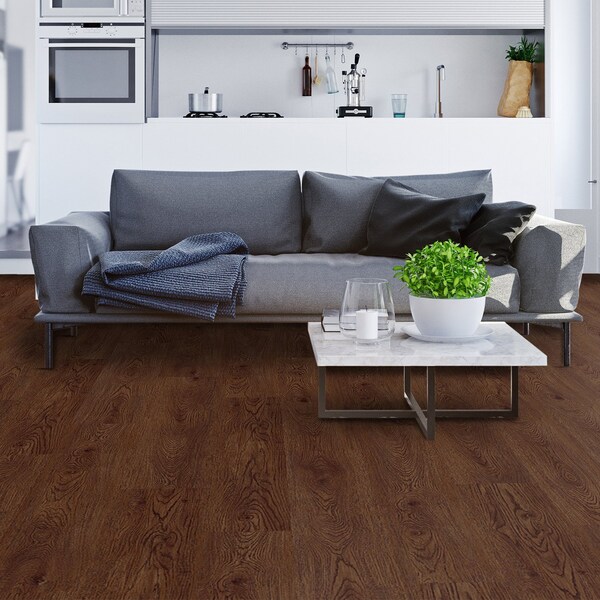 Lucida Surfaces LUCIDA SURFACES, TruCore Ponytail 7 5/16 in. x48 in. 5.8mm 22MIL Interlocking Luxury Vinyl Planks , 50PK - TC-805PLT