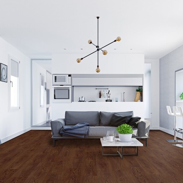 Lucida Surfaces LUCIDA SURFACES, TruCore Ponytail 7 5/16 in. x48 in. 5.8mm 22MIL Interlocking Luxury Vinyl Planks , 50PK - TC-805PLT