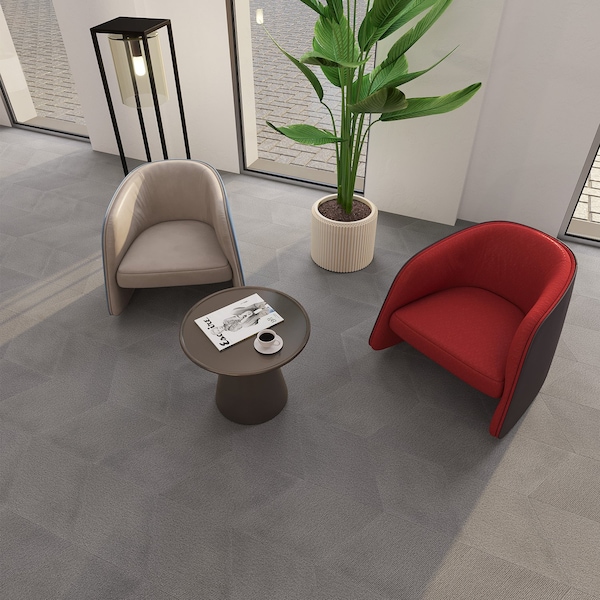 Lucida Surfaces LUCIDA SURFACES, MosaiCore Pumice Braid  Rhombus 9.75 in. x17 in. 3mm 28MIL Glue Down Luxury Vinyl Tiles , 99PK - SC-4206PLT