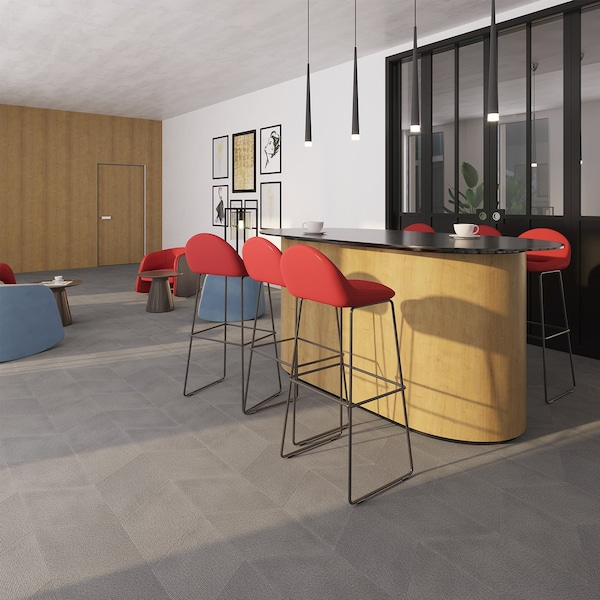 Lucida Surfaces LUCIDA SURFACES, MosaiCore Pumice Braid  Rhombus 9.75 in. x17 in. 3mm 28MIL Glue Down Luxury Vinyl Tiles , 99PK - SC-4206PLT