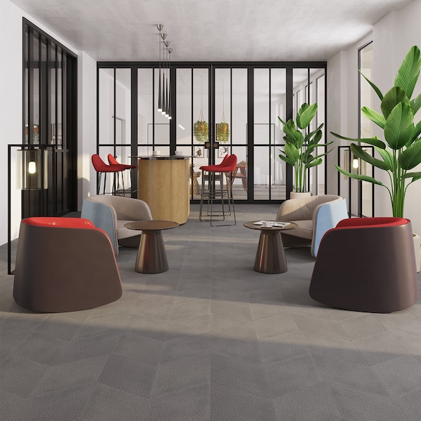 Lucida Surfaces LUCIDA SURFACES, MosaiCore Pumice Braid  Rhombus 9.75 in. x17 in. 3mm 28MIL Glue Down Luxury Vinyl Tiles , 99PK - SC-4206PLT