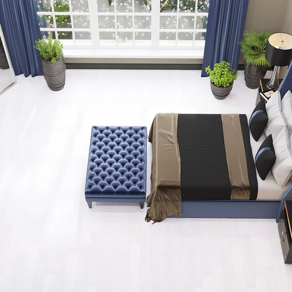 Lucida Surfaces LUCIDA SURFACES, BaseCore Blanc 6 in. x36 in. 2mm 12MIL Peel & Stick Vinyl Plank , 55PK - BC-912PLT