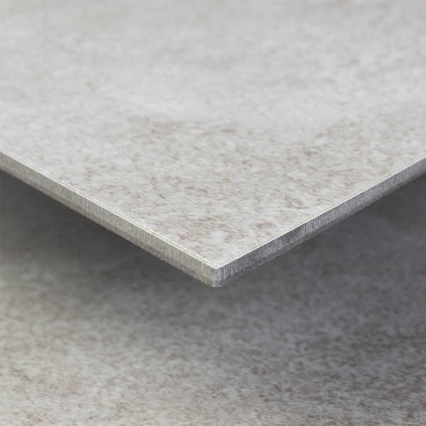 Lucida Surfaces LUCIDA SURFACES, MosaiCore Concrete  Rhombus 9.75 in. x17 in. 3mm 28MIL Glue Down Luxury Vinyl Tiles , 26PK - SC-4259
