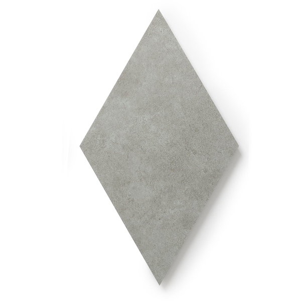 Lucida Surfaces LUCIDA SURFACES, MosaiCore Concrete  Rhombus 9.75 in. x17 in. 3mm 28MIL Glue Down Luxury Vinyl Tiles , 26PK - SC-4259