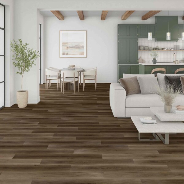 Daltile Halstatt 7-1/4in x 48in Rigid Click Luxury Vinyl Flooring, 28.80 Sq Ft Per Carton, 12PK - HT45748RC20ML47
