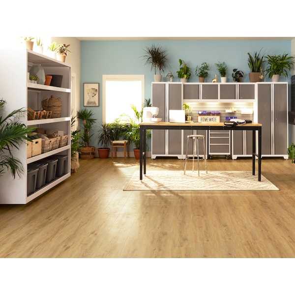 Newage Products Stone Composite 800 sqft 8.85in x 46in LVP Bundle, Natural Oak - 12461