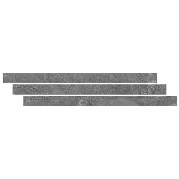 Msi Kingsdown Gray 0.39 In. Thick X 1.77 In. Wide X 94 In. Length Luxury Vinyl T-Molding - ZOR-LVT-T-0150