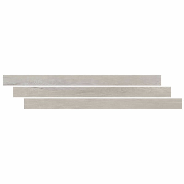 Msi Whitby White 9/16" Thick X 1" Wide X 94" Length Vinyl Quarter Round Moulding - ZOR-LVT-T-0240