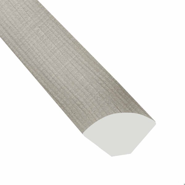 Msi Whitby White 9/16" Thick X 1" Wide X 94" Length Vinyl Quarter Round Moulding - ZOR-LVT-T-0240