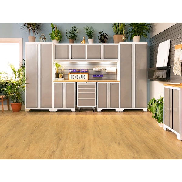 Newage Products Stone Composite 400 sqft 8.85in x 46in LVP Bundle, Natural Oak - 12447