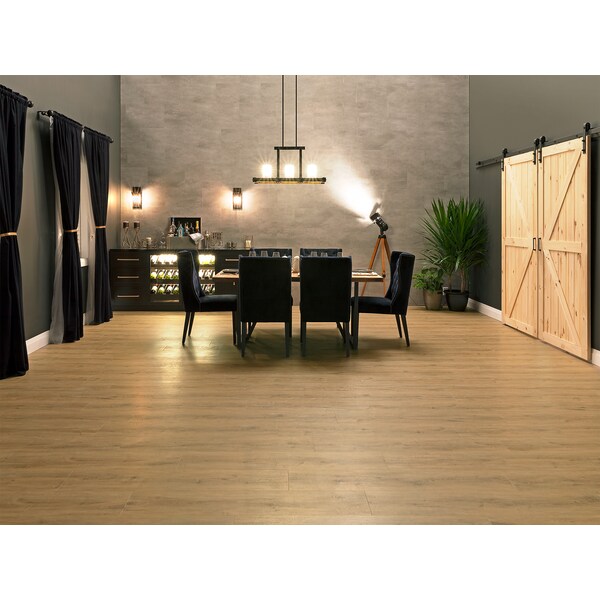 Newage Products Stone Composite 400 sqft 8.85in x 46in LVP Bundle, Natural Oak - 12447