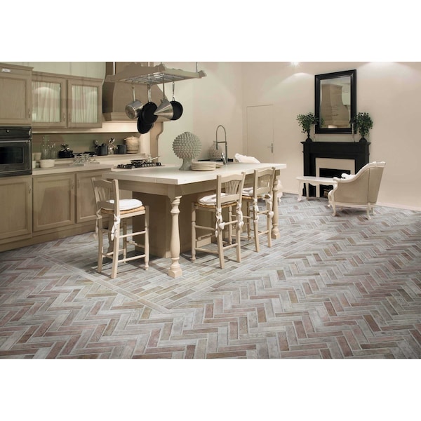 Msi Capella Ivory Brick 2 In. X 10 In. Glazed Porcelain Floor And Wall Tile, 32PK - ZOR-PT-0255