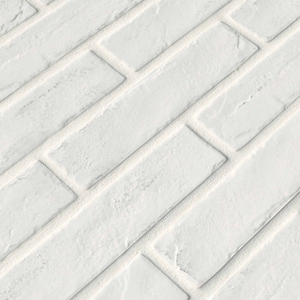Msi Capella 2-1/3 In. X 10 In. White Brick Glazed Porcelain Floor And Wall Tile, 32PK - ZOR-PT-0531