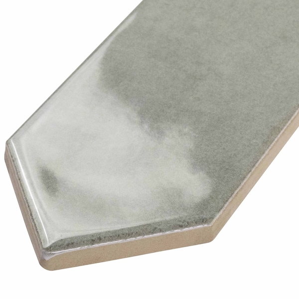 Msi Renzo Jade Pickett 2.5" X 13" Glossy Ceramic Green Wall Tile, PK62 - ZOR-PT-0110