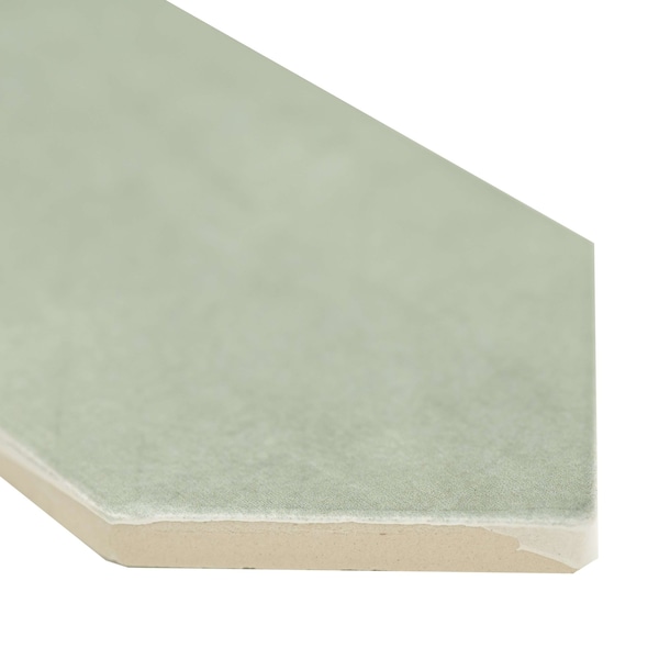 Msi Renzo Jade Pickett 2.5" X 13" Glossy Ceramic Green Wall Tile, PK62 - ZOR-PT-0110