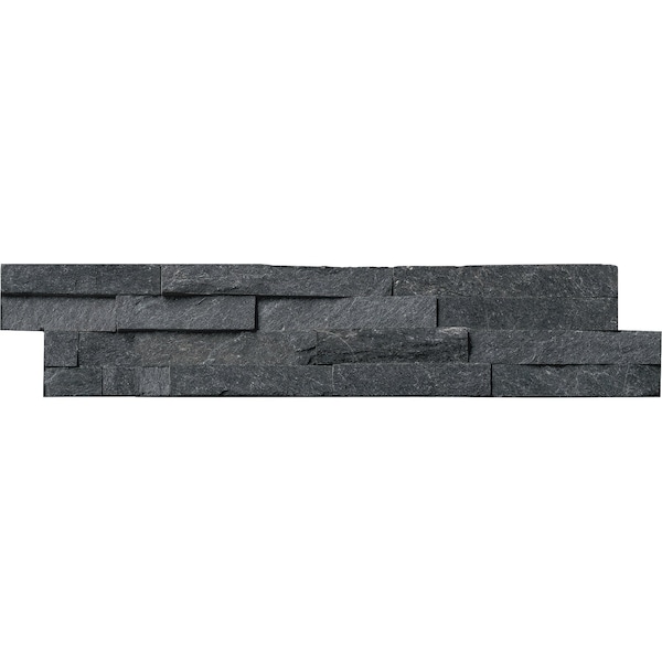 Msi Coal Canyon Splitface Ledger Panel 6 In. X 24 In. Natural Quartzite Wall Tile, 6PK - ZOR-PNL-0054