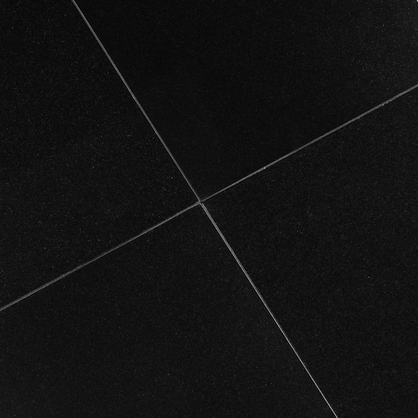 Msi Premium Black 12" X 12" Polished Granite Floor And Wall Tile, 10PK - ZOR-NS-0072