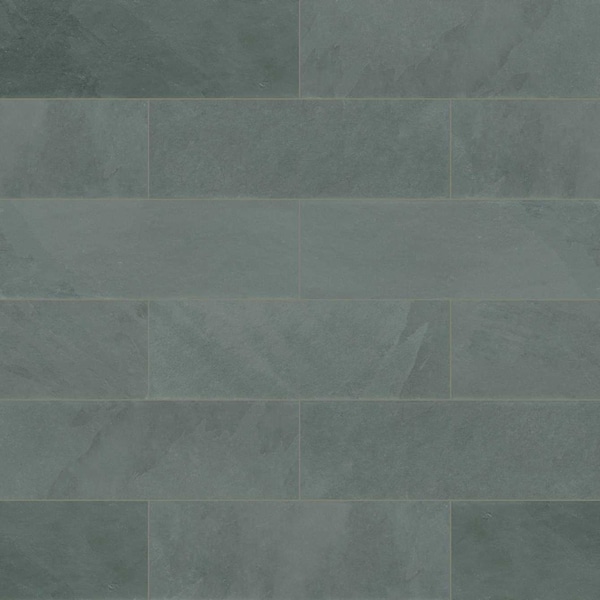 Msi Montauk Blue 4 In. X 12 In. Gauged Slate Floor And Wall Tile, 15PK - ZOR-NS-0028