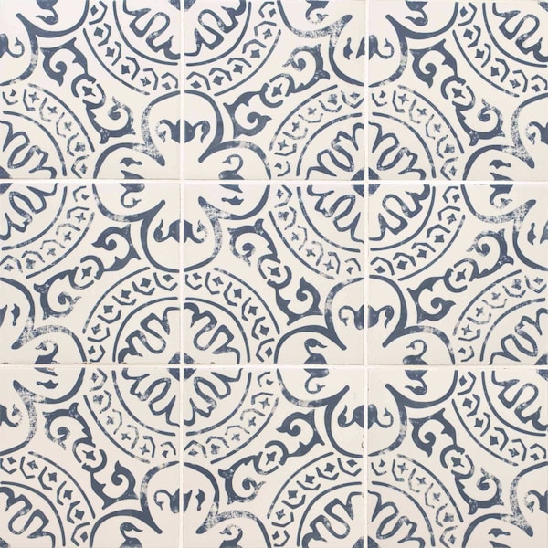 Msi Indigo 8 In. X 8 In. Glazed Porcelain Floor And Wall Tile, 12PK - ZOR-PT-0315