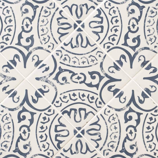Msi Indigo 8 In. X 8 In. Glazed Porcelain Floor And Wall Tile, 12PK - ZOR-PT-0315