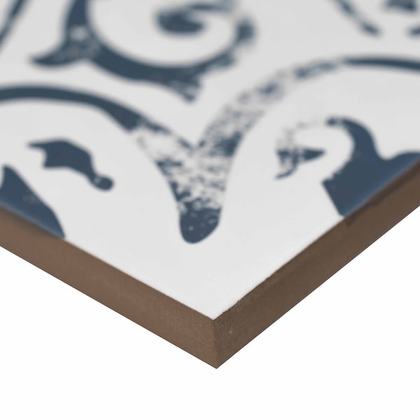 Msi Indigo 8 In. X 8 In. Glazed Porcelain Floor And Wall Tile, 12PK - ZOR-PT-0315