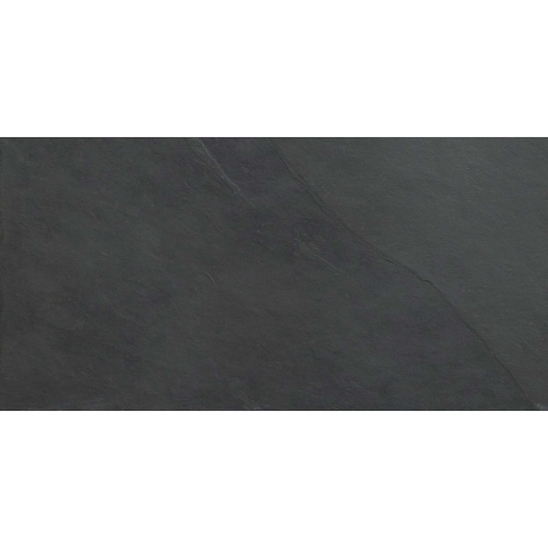 Msi Montauk Black 12 In. X 24 In. Gauged Slate Floor And Wall Tile, 5PK - ZOR-NS-0015