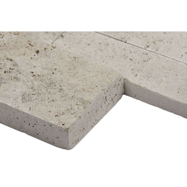 Msi Roman Beige Ledger Panel 6 In. X 24 In. Travertine Wall Tile, 6PK - ZOR-PNL-0090