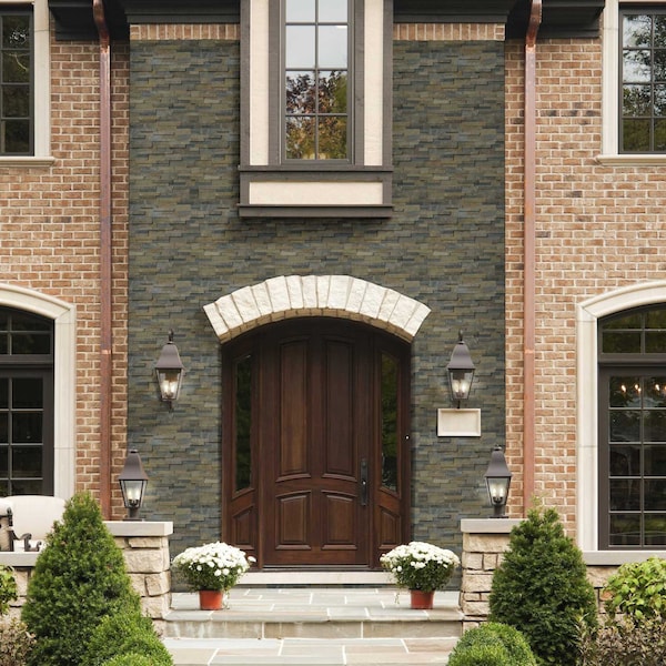 Msi Rustic Gold Splitface Ledger Panel 6 In. X 24 In. Natural Slate Wall Tile, 6PK - ZOR-PNL-0079