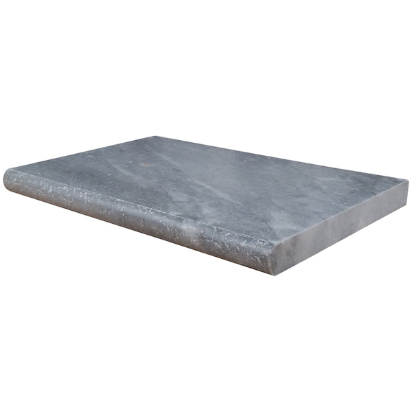 Msi Atlantic Blue 16 in.  X 24 in.  Tumbled Marble Pool Coping - ZOR-LSC-0067