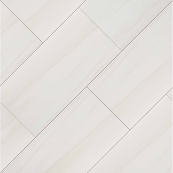 Msi Eden Dolomite 12 In.X 24 In. Matte Porcelain Floor And Wall Tile, 8PK - ZOR-PT-0413