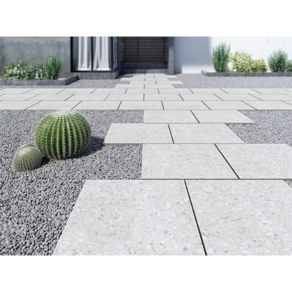 Msi Terrazo Glacier 24 in.  X 24 in.  Porcelain Paver Tile, 2PK - ZOR-LSC-0114