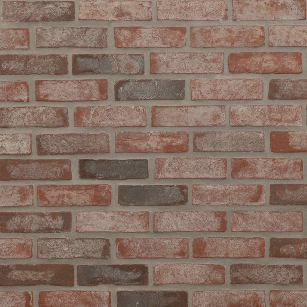 Msi Noble Red 2.64 In. X 7.89 In. Textured Clay Brick Floor And Wall Tile, 50PK - ZOR-MD-0561