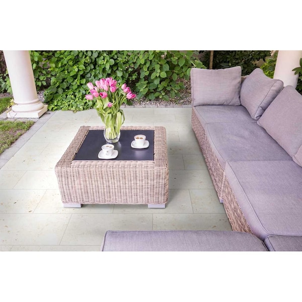 Msi Mayra White 12"X 24" Honed- Eased Edge Limestone Pool Coping - ZOR-LSC-0003