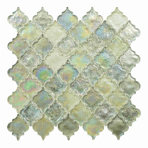 Andova Tiles ANDOVA TILES Grandio 2" x 2" Beveled Glass Arabesque Tile - ANDGRA408