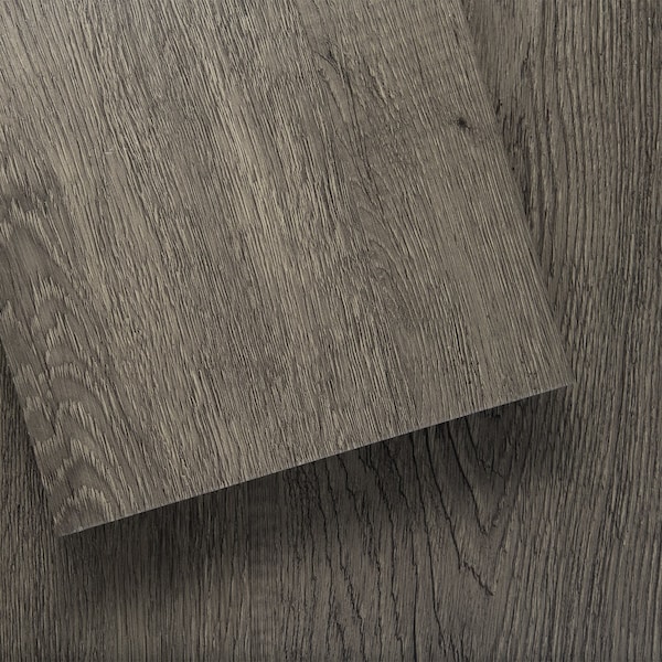 Lucida Surfaces LUCIDA SURFACES, GlueCore Ash Grey 7 5/16 in. x48 in. 3mm 22MIL Glue Down Luxury Vinyl Planks , 60PK - GC-306PLT